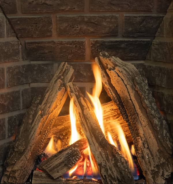 Valor Traditional Logs (P2 Gas Fireplace) - 205LSK