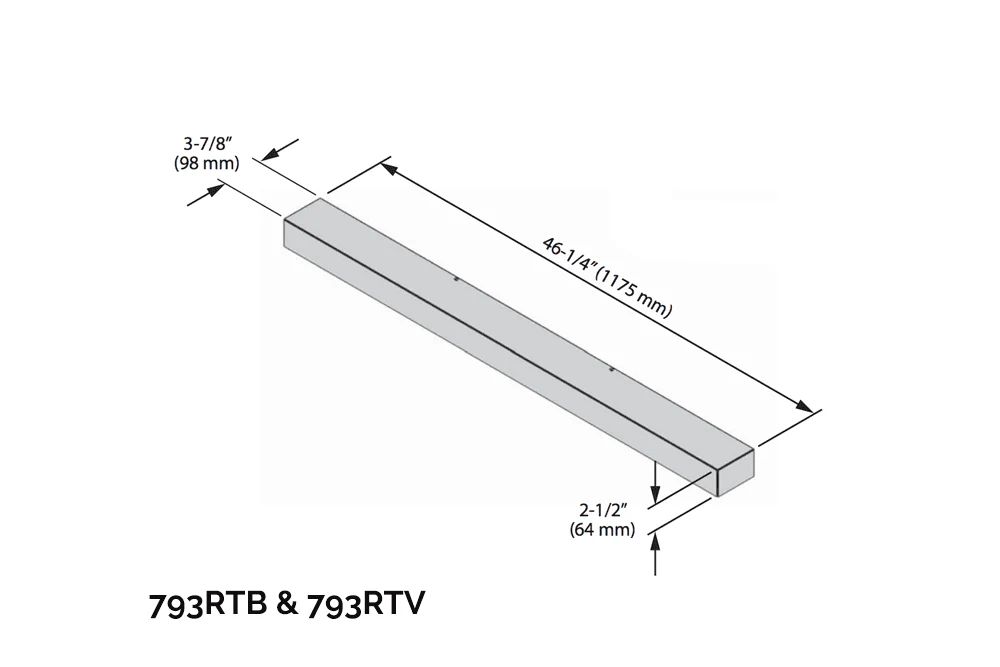 Valor Vintage Iron Riser Trim (G3.5 Series) - 793RTV