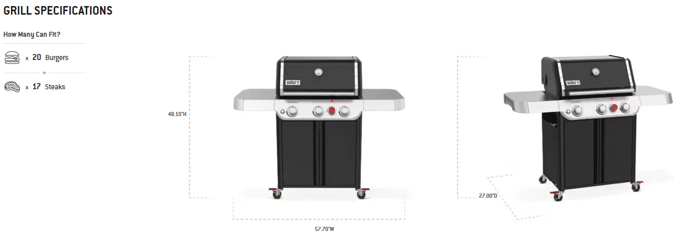 Weber Genesis E-325 Gas Grill - Image 9