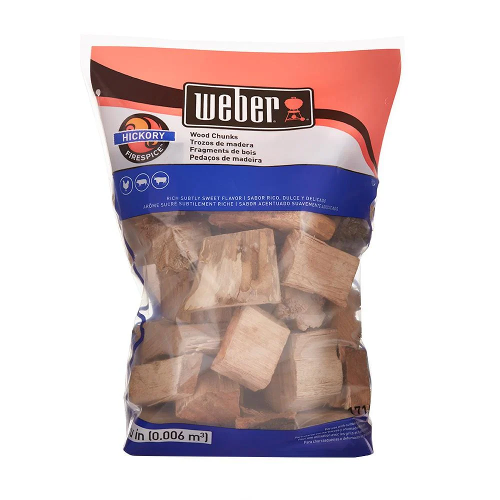 Weber Hickory Wood Chunks (4 lb.) - 17148