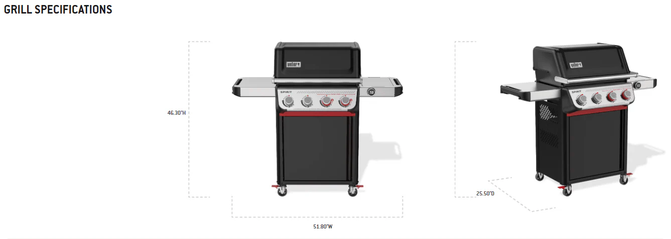 Weber Spirit Stealth EP-425 Gas Grill - Image 12