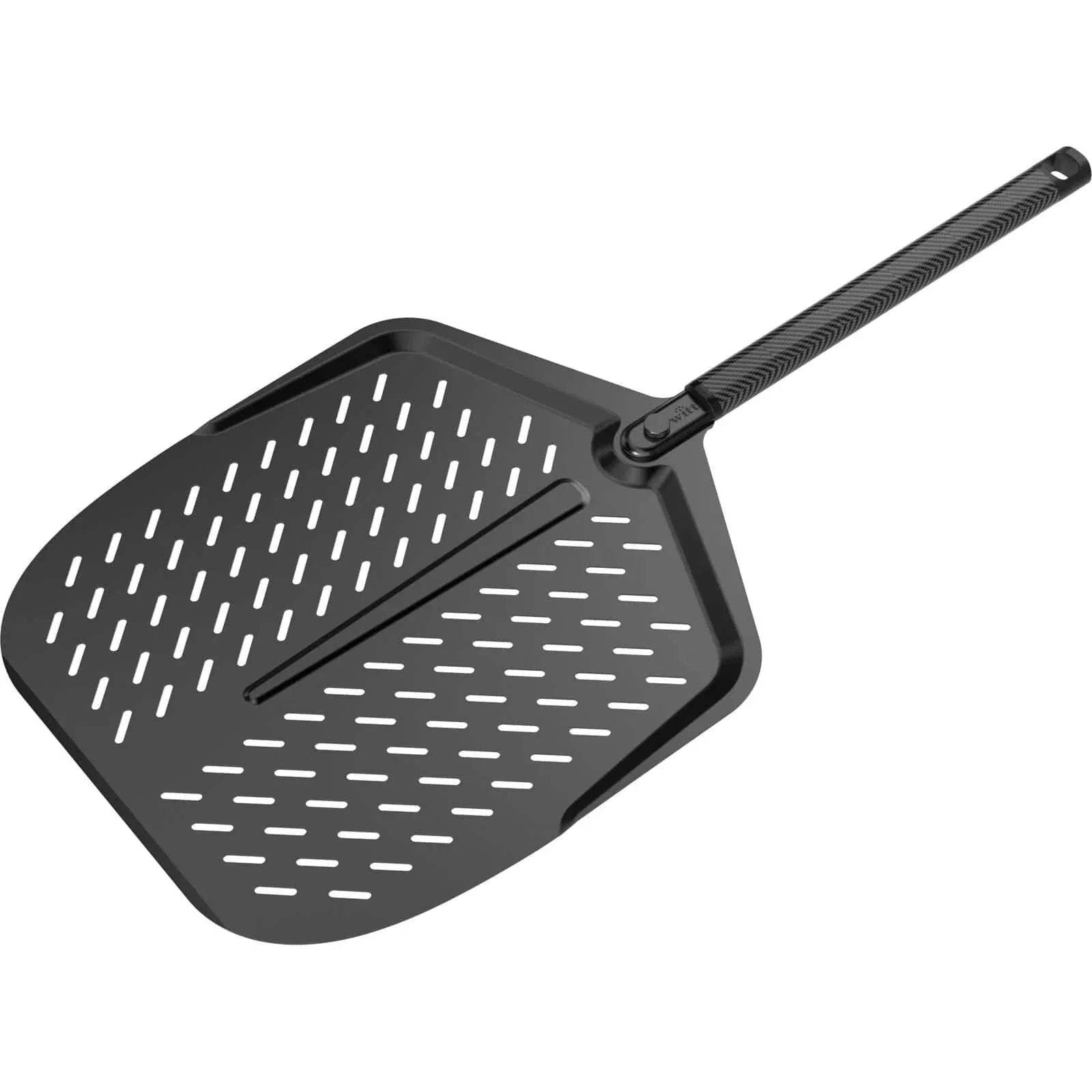 Witt Perforated 14" Pizza Peel (Short Handle) - WI48651037
