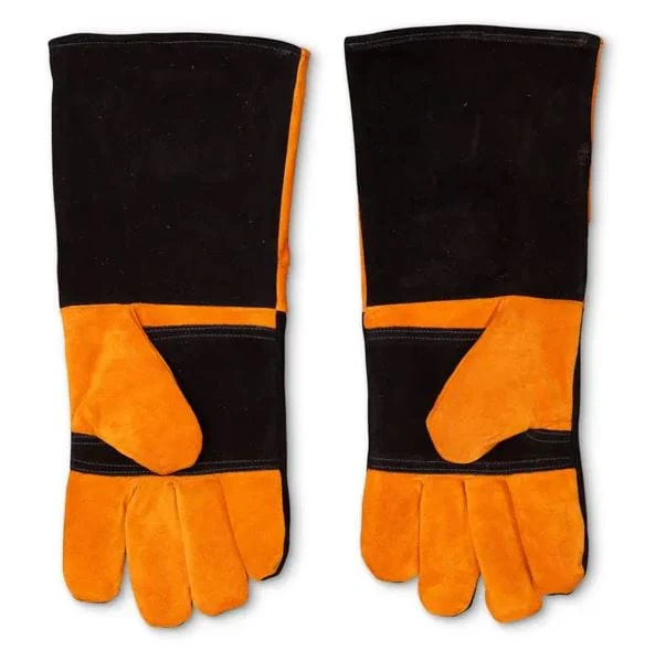 Yoder 1040-05 Long Leather Barbecue Gloves - Image 4