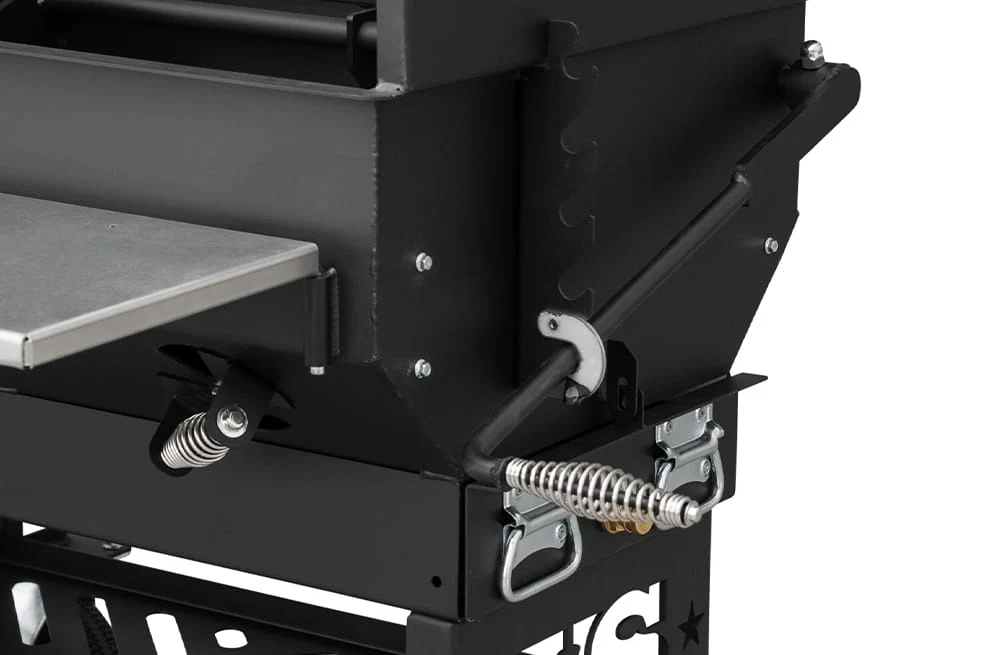 Yoder 24x36 Flat Top Charcoal Grill (Dual Smoke Stack) - Image 12