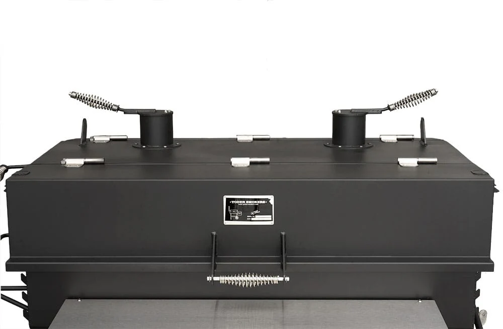 Yoder 24x48 Flat Top Competition Charcoal Grill (Dual Smoke Stack) - Image 6