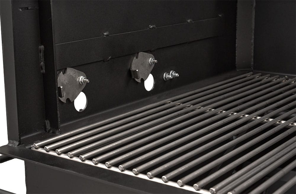 Yoder 24x48 Flat Top Competition Charcoal Grill (Dual Smoke Stack) - Image 8