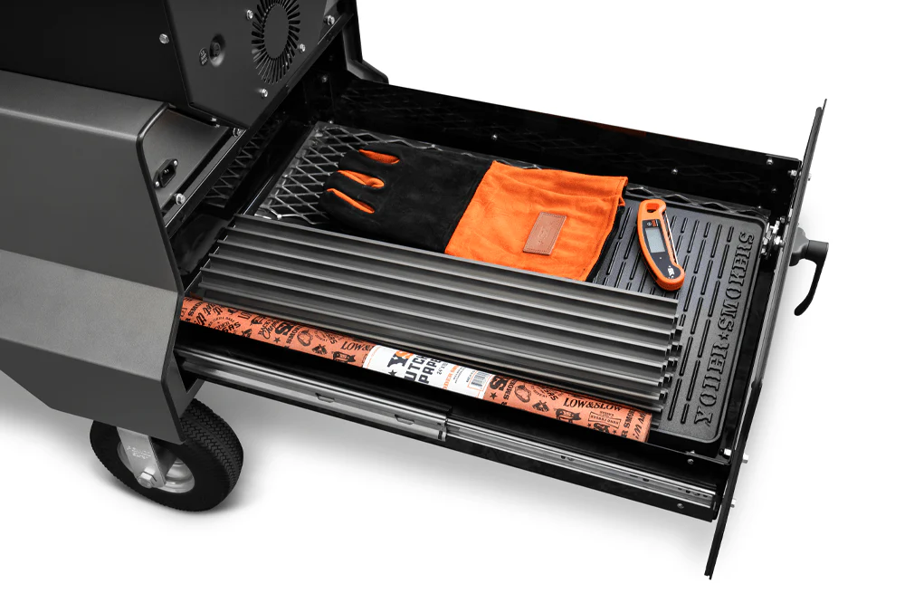 Yoder YS640s Competition Pellet Grill w/ Stainless Steel Shelves & Drawer - Image 18